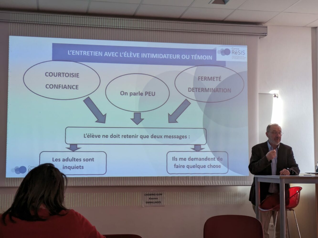 Les enseignantes de l’école en formation